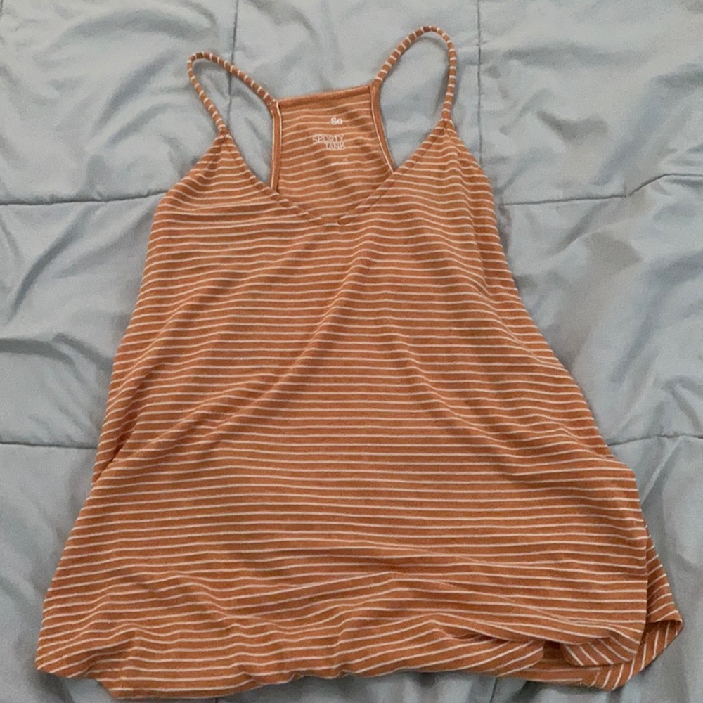 striped tank top